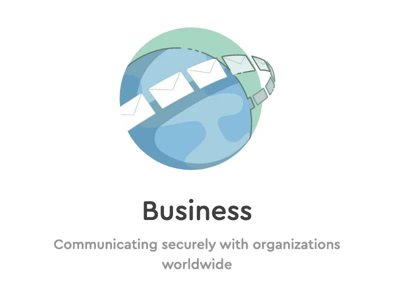 Communicating securely with organizations worldwide.