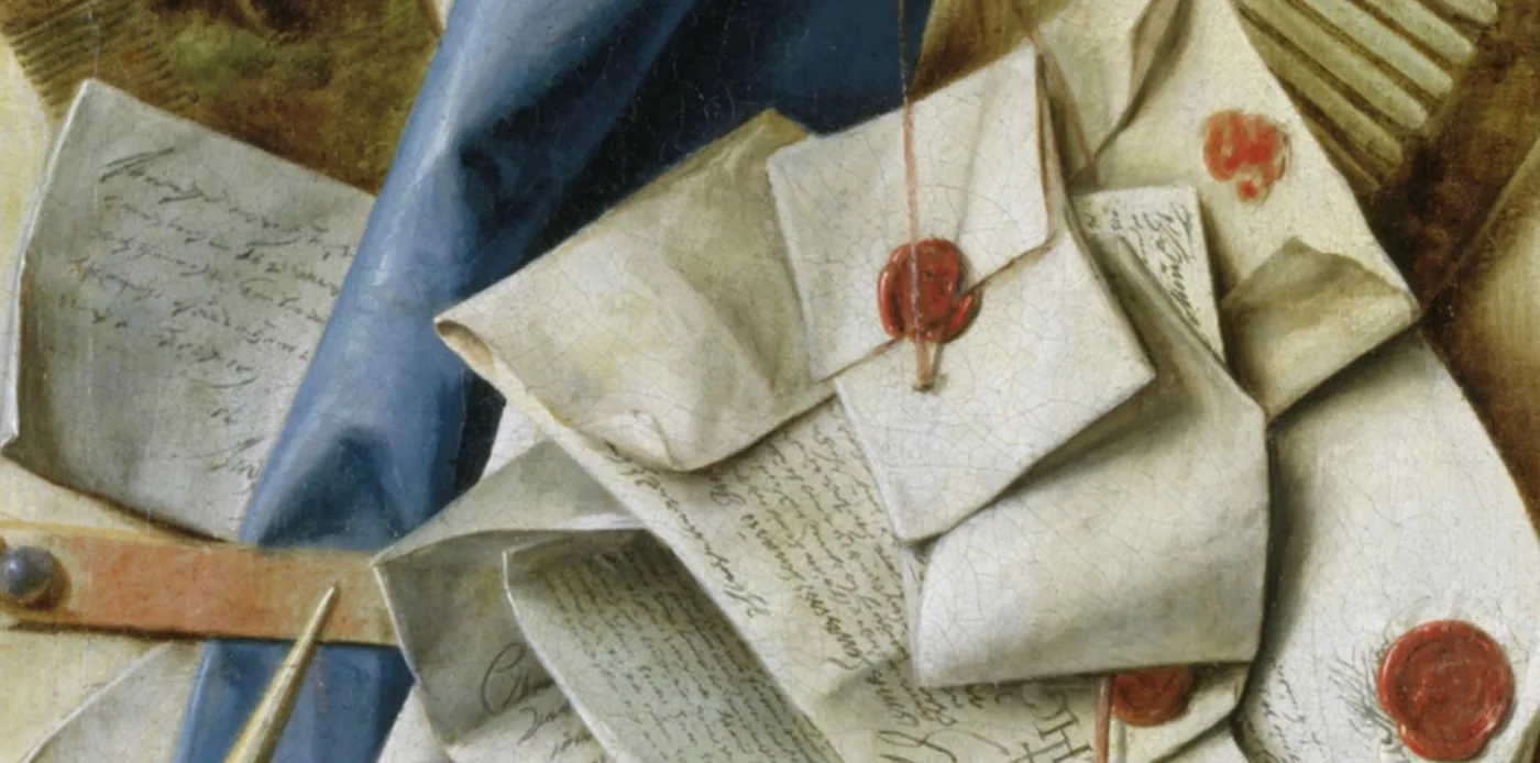 A bunch of wax sealed letters